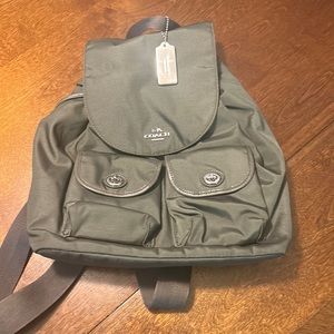 Military green coach backpack in great condition